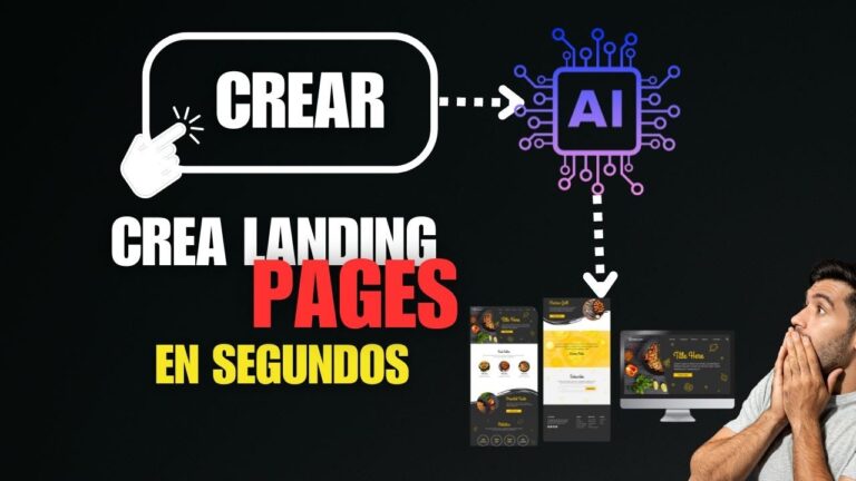 Cómo Crear una Landing Page con IA Fácilmente